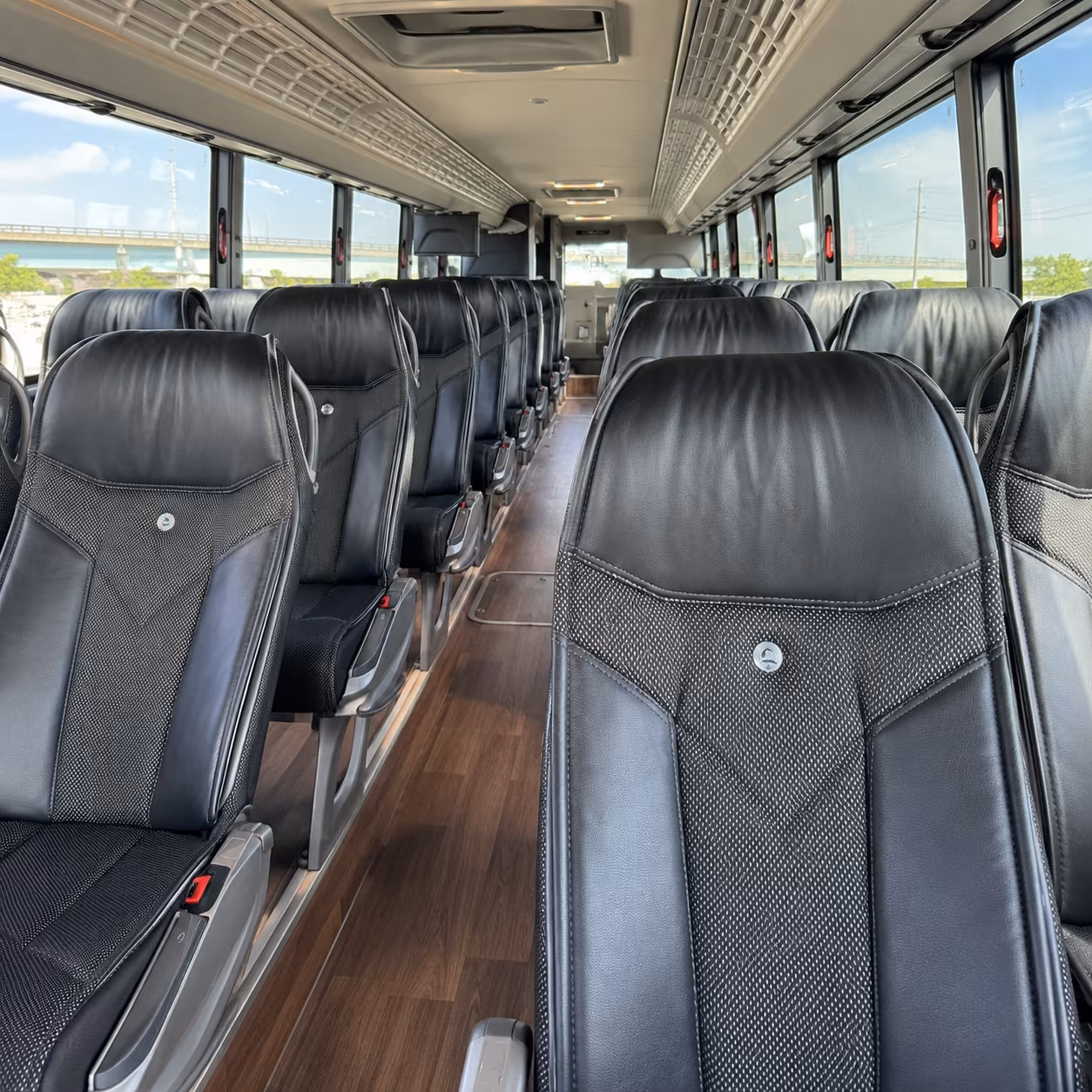 alexandria charter bus inside