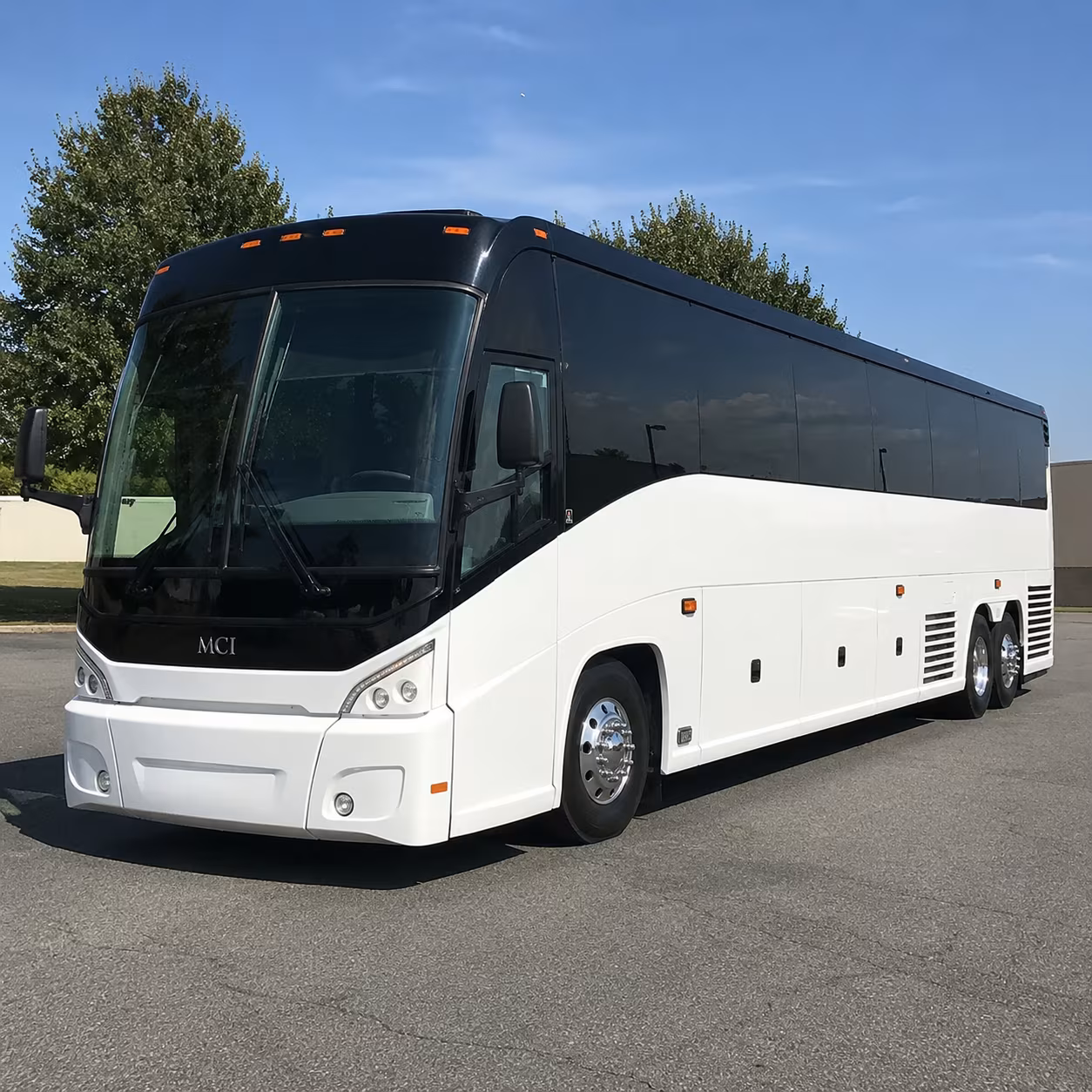 alexandria charter bus services exterior