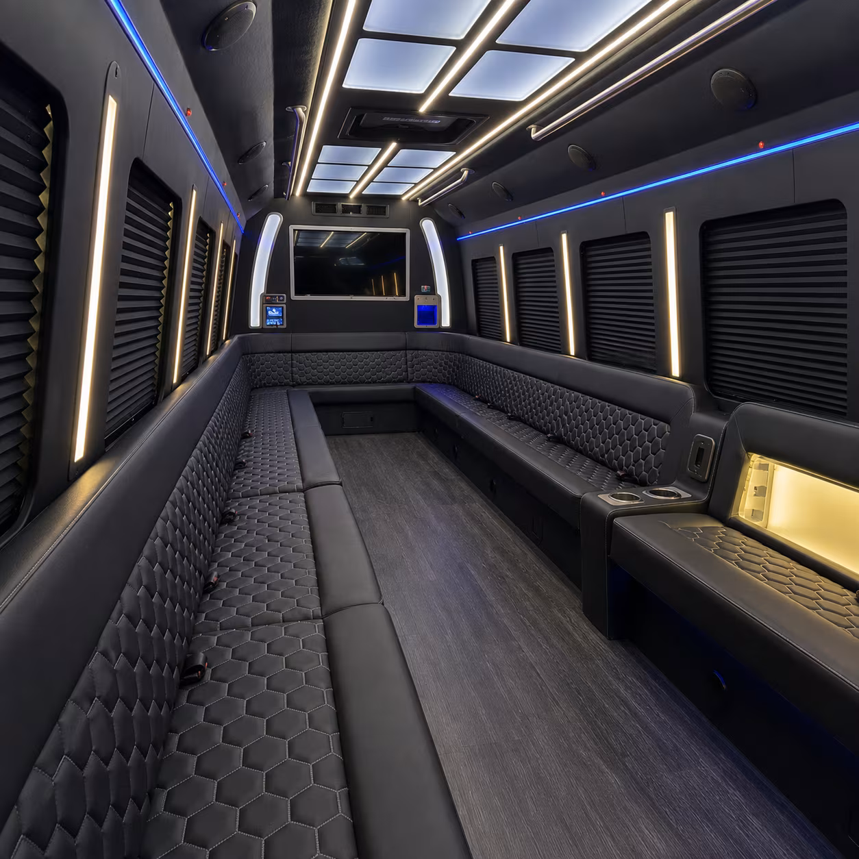 alexandria party bus rentals inside